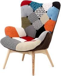 Poltrona HAVANA Patchwork Multicolore KONTE.DESIGN