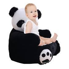 Poltrona Panda per Bambini in Peluche