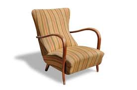 Poltrone Vintage con Braccioli in Legno