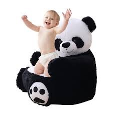 Poltrona Panda Peluche per Bambini