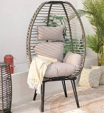 Poltrona Lounge in Rattan Mercury per Giardino