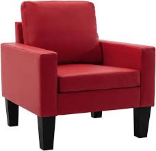 Poltrona Rossa in Similpelle - Comfort e Stile