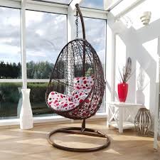 Poltrona Sospesa Kideo® in Polyrattan - Set Completo per Interni ed Esterni