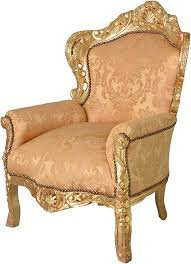 Poltroncina XXL Gold Versailles